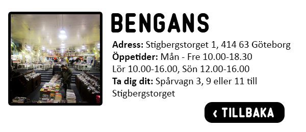 Öppetider, Adress, Vägbeskrivning Bengans Skivhandel i Göteborg